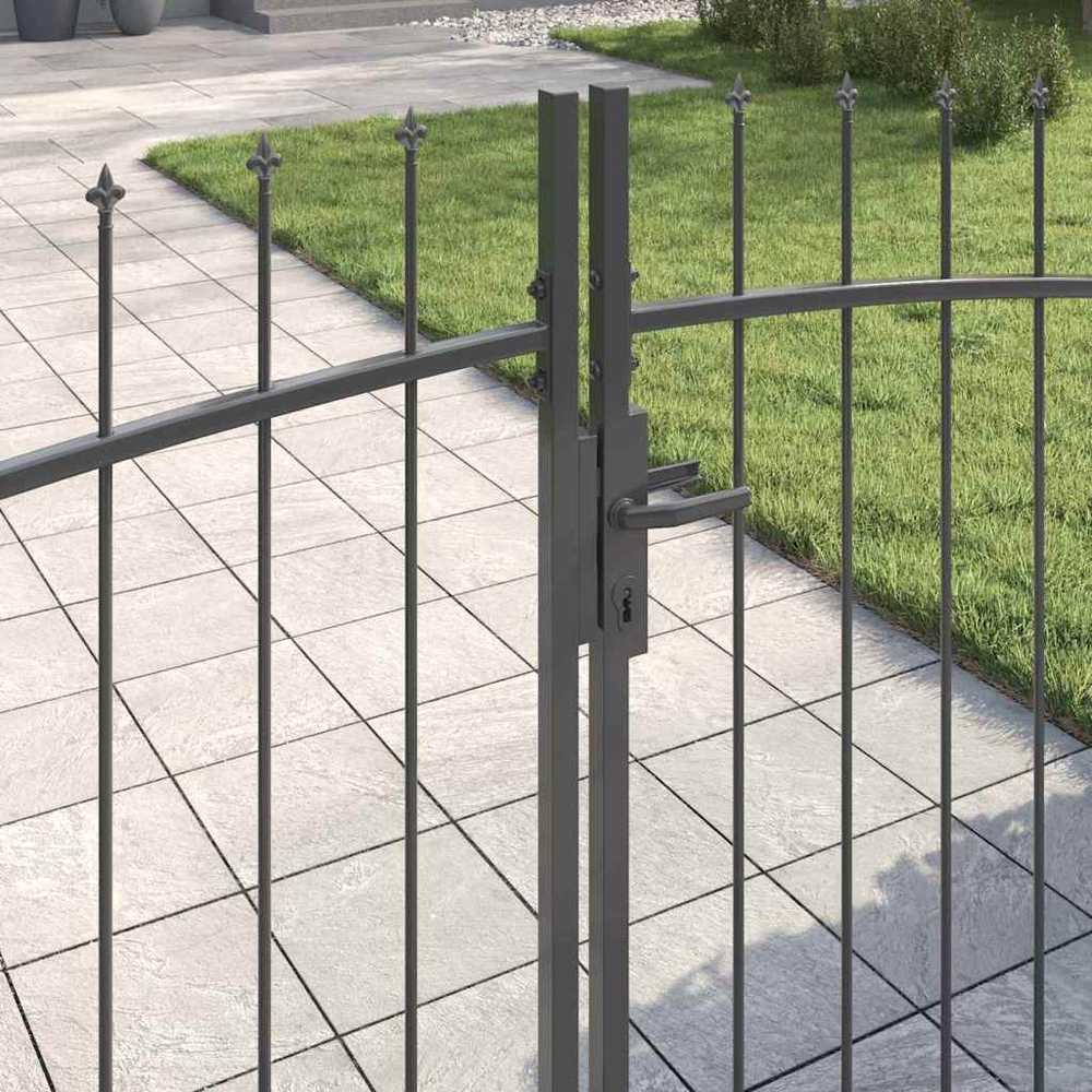 Dviejų durų vartai WOERDEN 400 x 199,5 cm Plienas Užrakintas