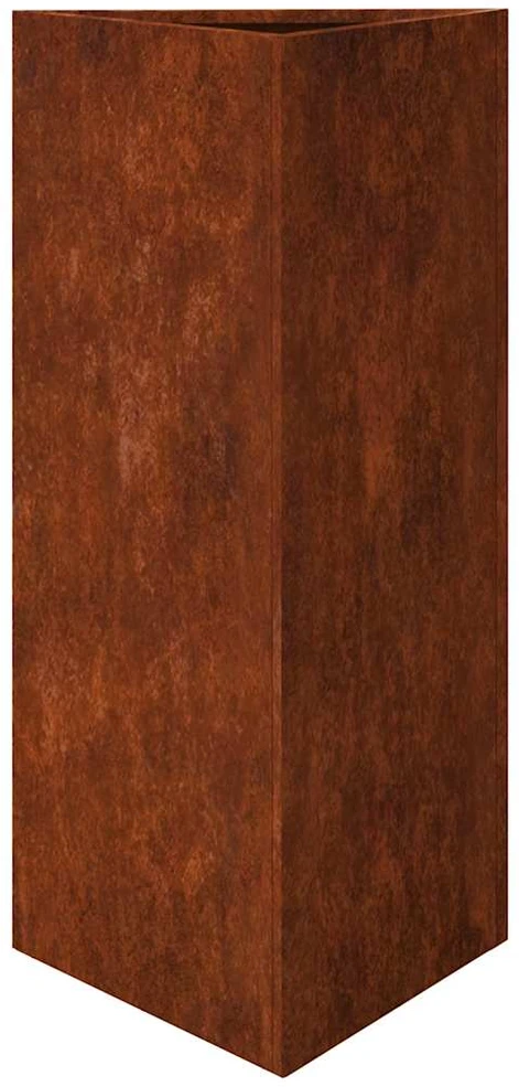 sodo vazonai 2 vnt trikampiai 40x34,5x75 cm oro sąlygoms atsparus