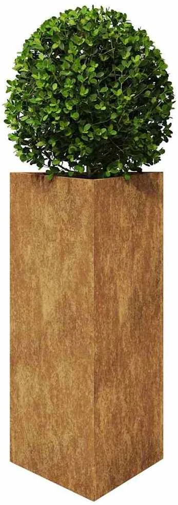 sodo vazonai 2 vnt trikampiai 40x34,5x75 cm oro sąlygoms atsparus
