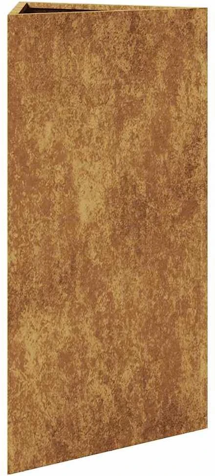 sodo vazonai 2 vnt trikampiai 40x34,5x75 cm oro sąlygoms atsparus