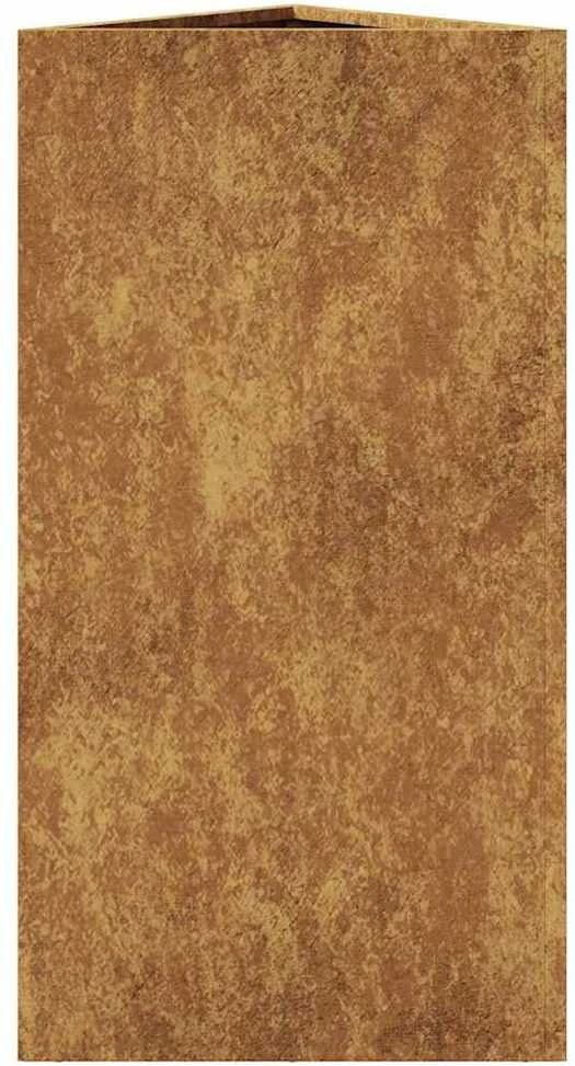 sodo vazonai 2 vnt trikampiai 40x34,5x75 cm oro sąlygoms atsparus