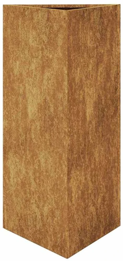sodo vazonai 2 vnt trikampiai 40x34,5x75 cm oro sąlygoms atsparus
