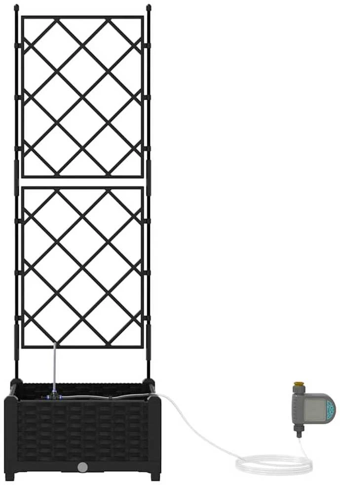 Sodo vazonas Juoda 40 x 40 x 126 cm PP