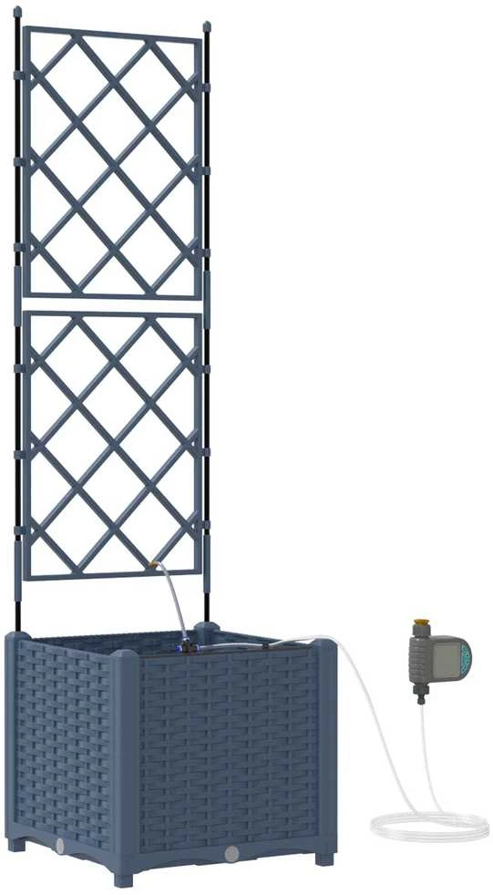 Sodo vazonas Pilka 40 x 40 x 142 cm PP