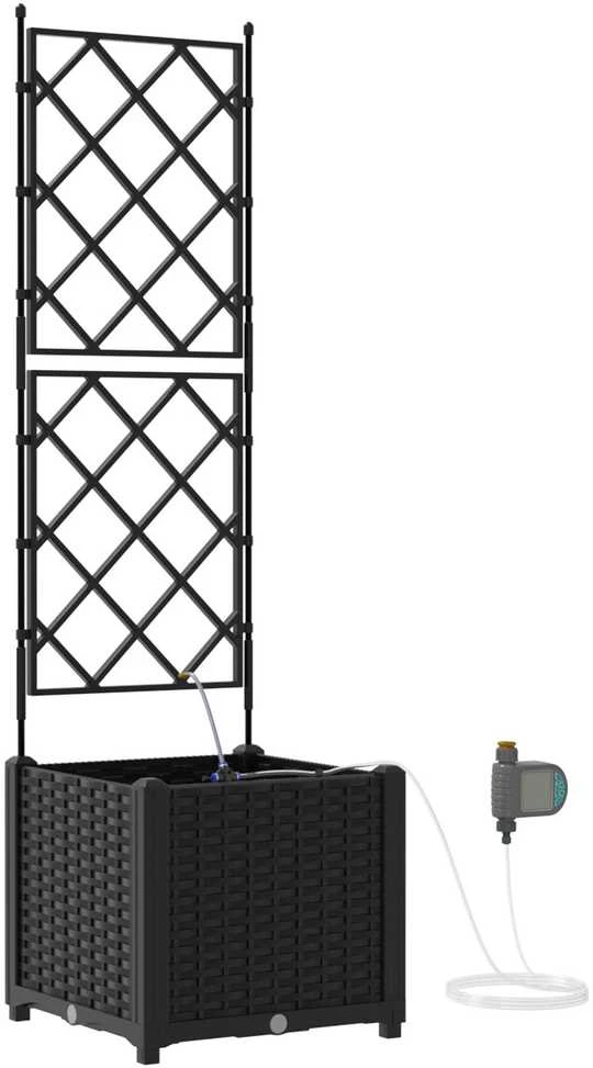 Sodo vazonas Juoda 40 x 40 x 142 cm PP