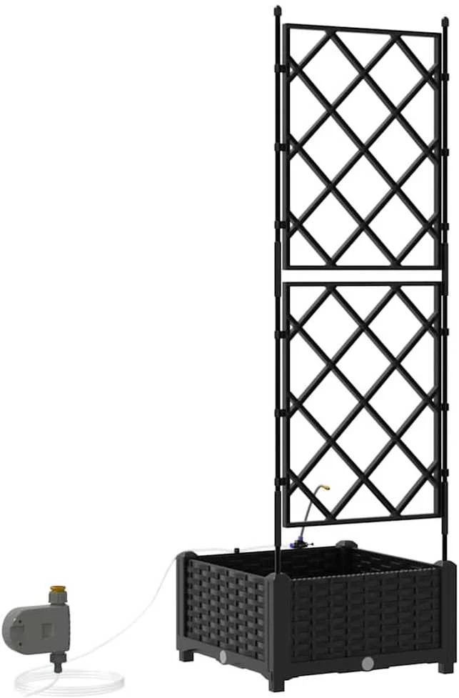 Sodo vazonas Juoda 40 x 40 x 126 cm PP