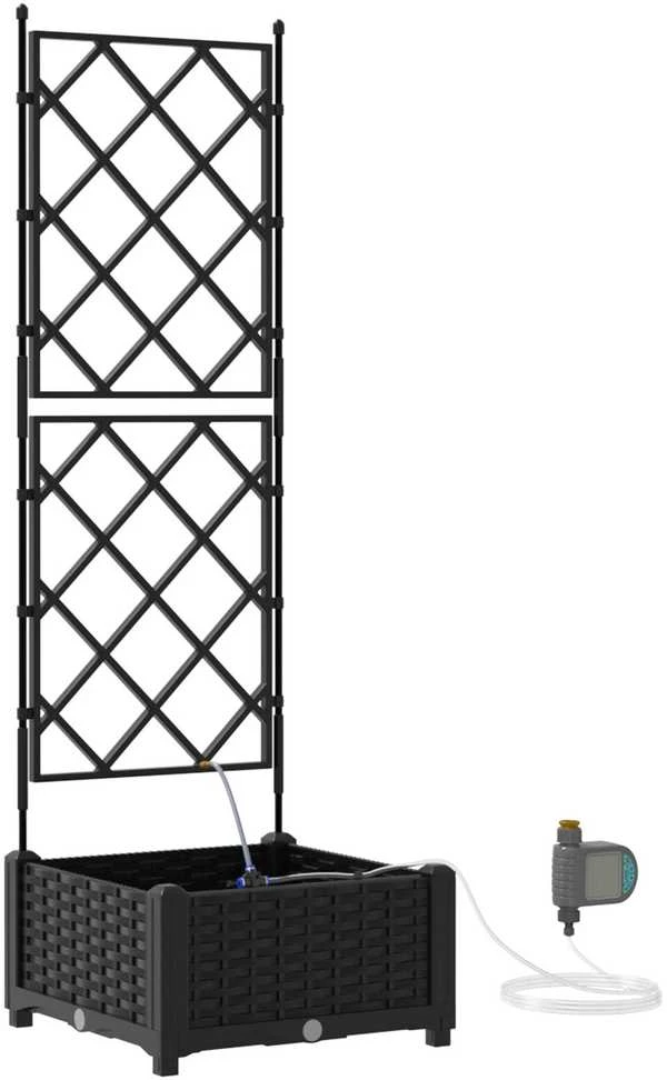 Sodo vazonas Juoda 40 x 40 x 126 cm PP