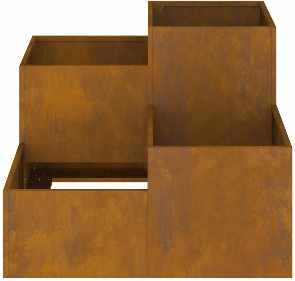 Sodo vazonas Rūdijanti 100 x 100 x 60 cm