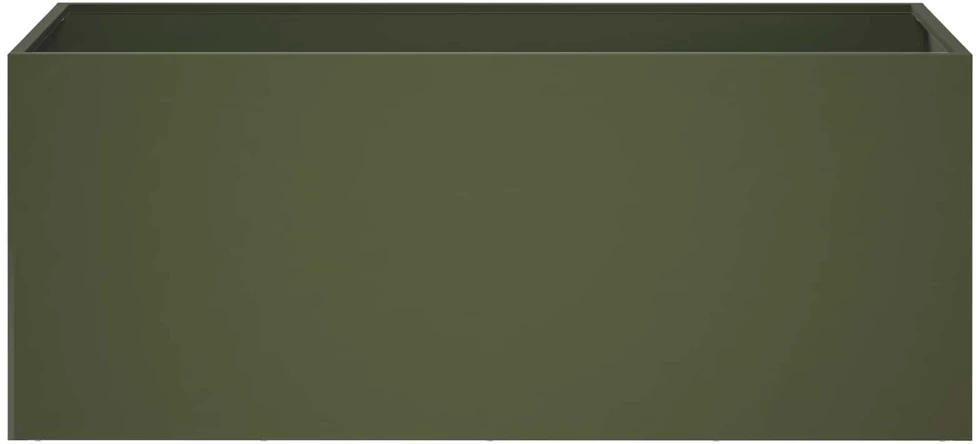 Sodo vazonas 2 vnt. Alyvuogių žalia 100 x 40 x 40 cm