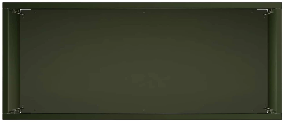 Sodo vazonas 2 vnt. Alyvuogių žalia 50 x 20 x 75 cm