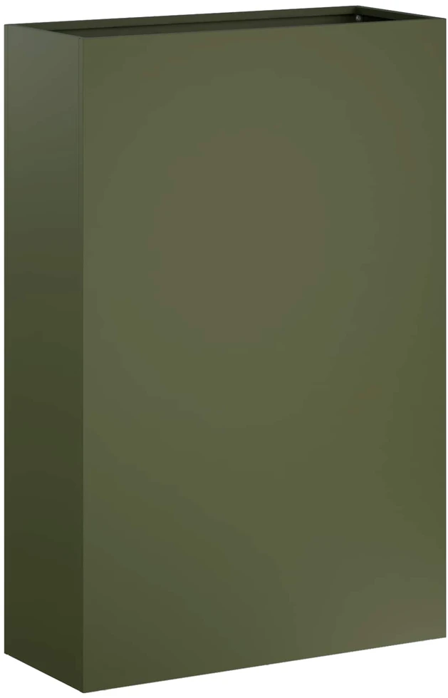 Sodo vazonas 2 vnt. Alyvuogių žalia 50 x 20 x 75 cm