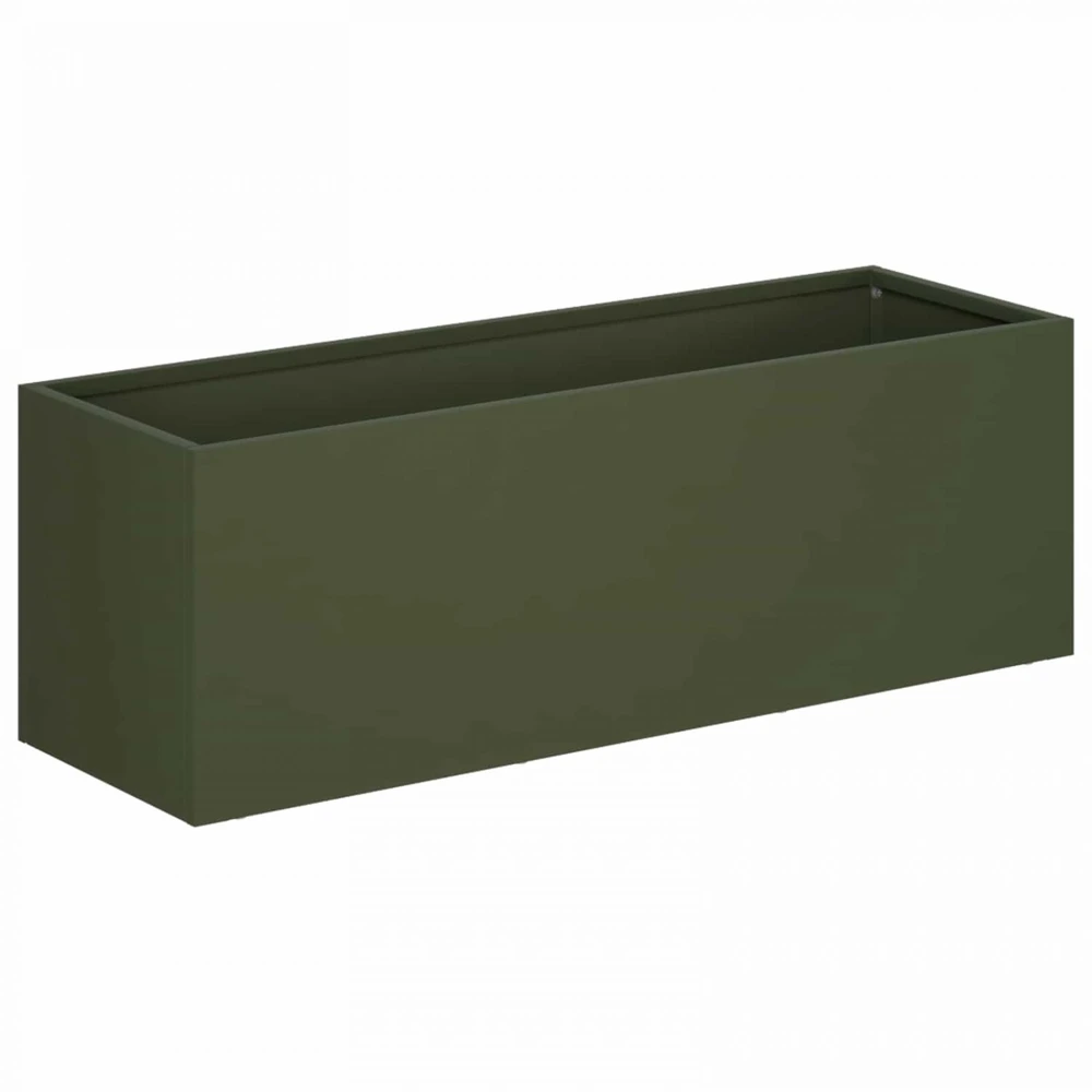 Sodo vazonas 2 vnt. Alyvuogių žalia 60 x 20 x 20 cm