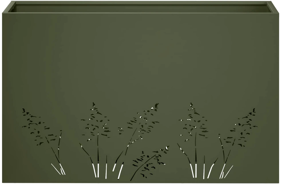 Sodo vazonas 2 vnt. Alyvuogių žalia 80 x 30 x 49 cm