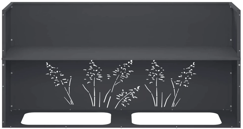 Sodo vazonas 2 vnt. Antracito 100 x 20 x 49 cm