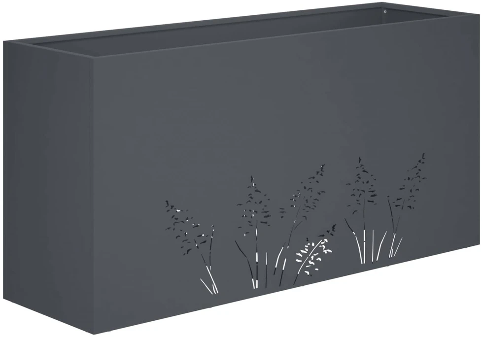 Sodo vazonas 2 vnt. Antracito 100 x 20 x 49 cm