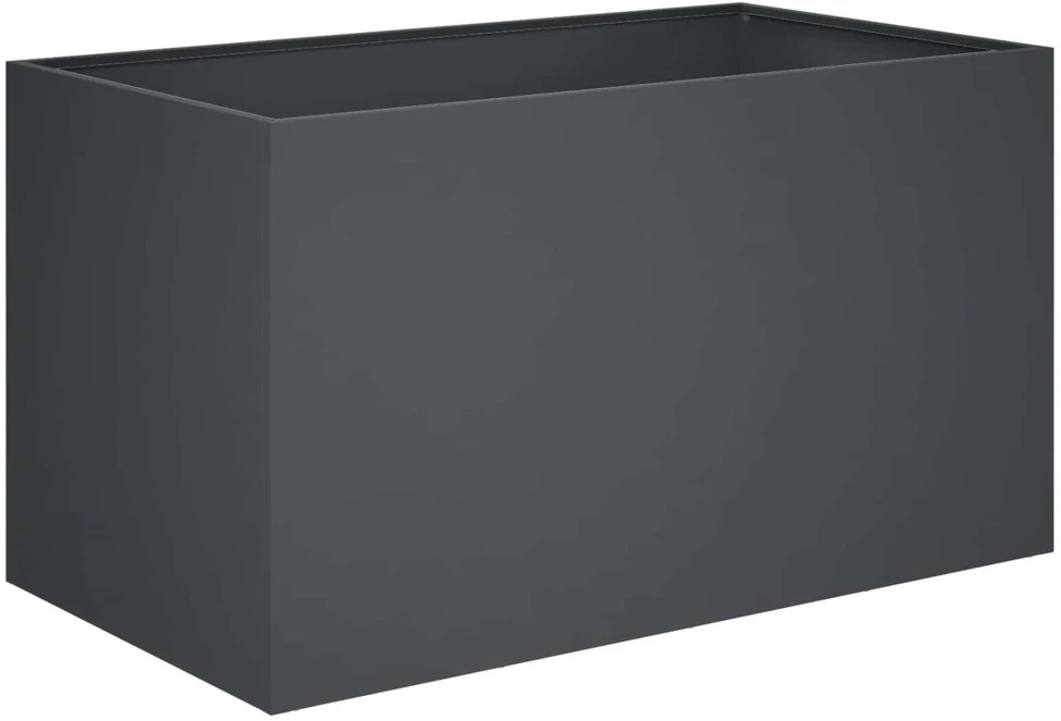 Sodo vazonas 2 vnt. Antracito 100 x 50 x 50 cm