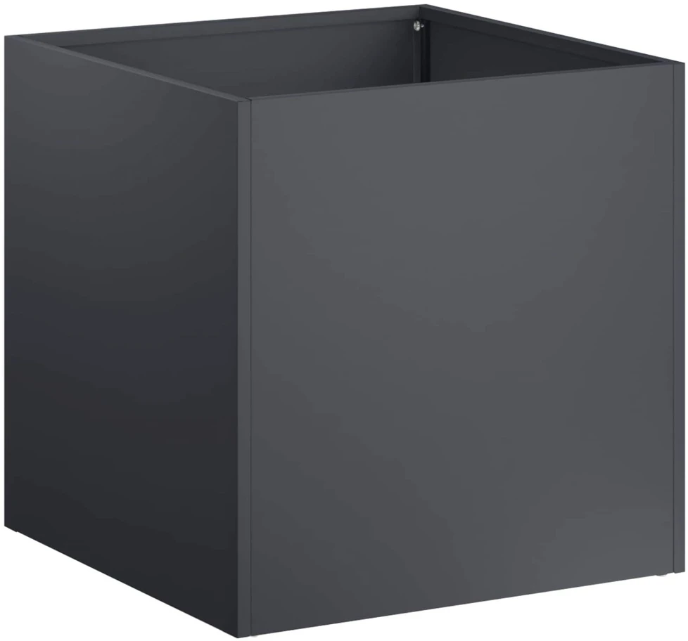 Sodo vazonas 2 vnt. Antracito 45 x 45 x 45 cm