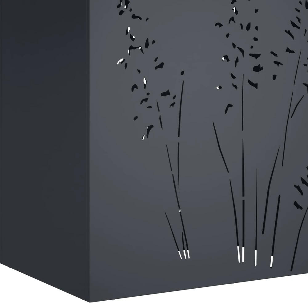 Sodo vazonas 2 vnt. Antracito 50 x 30 x 75 cm