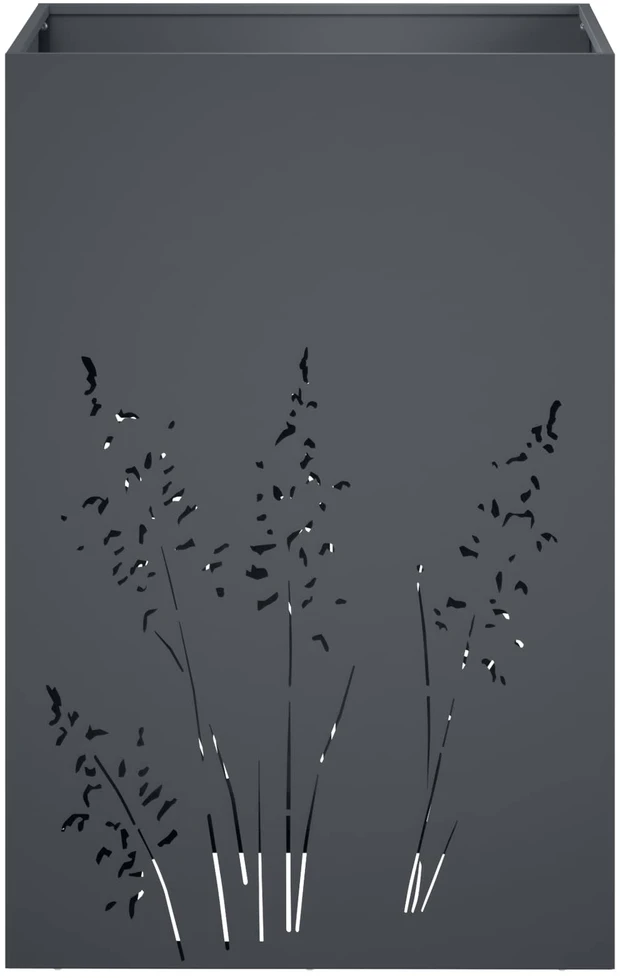 Sodo vazonas 2 vnt. Antracito 50 x 50 x 75 cm