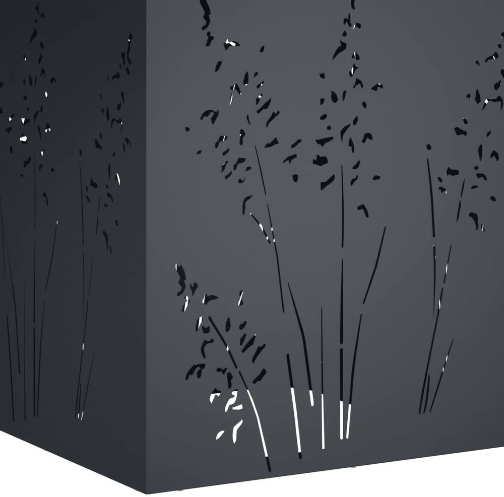 Sodo vazonas 2 vnt. Antracito 50 x 50 x 75 cm