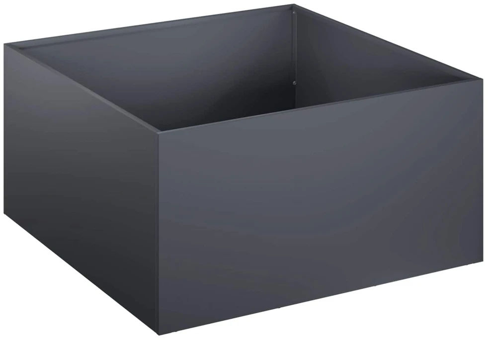 Sodo vazonas 2 vnt. Antracito 60 x 60 x 30 cm