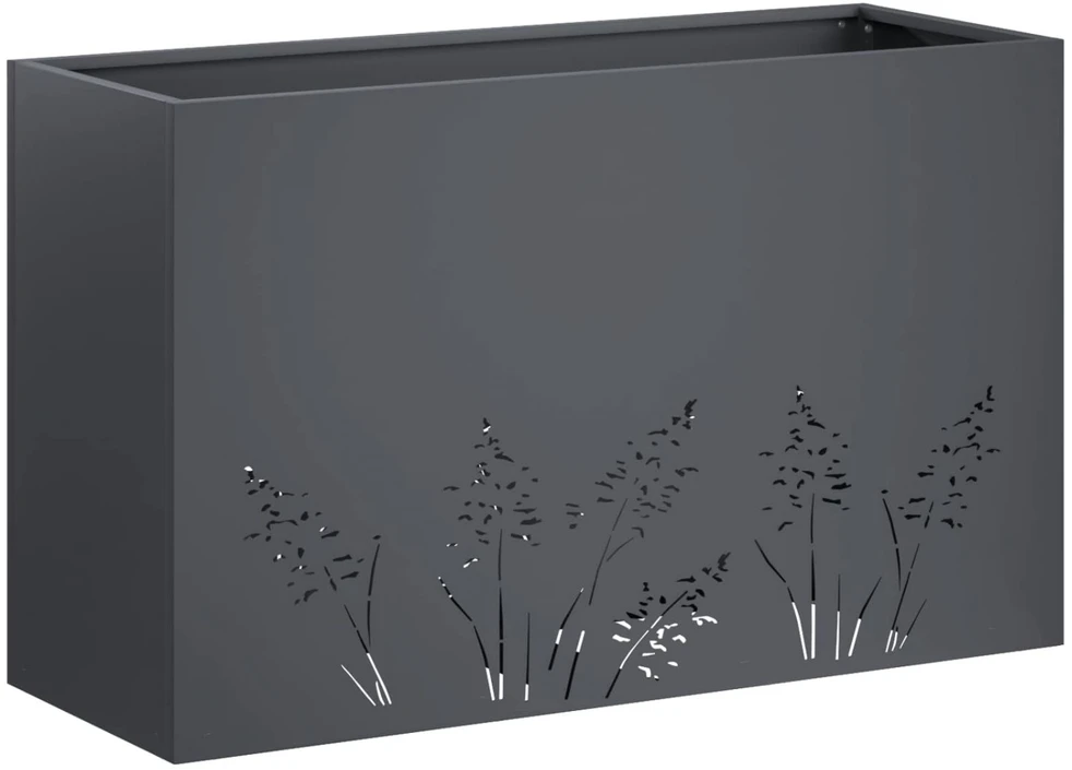 Sodo vazonas 2 vnt. Antracito 80 x 30 x 49 cm