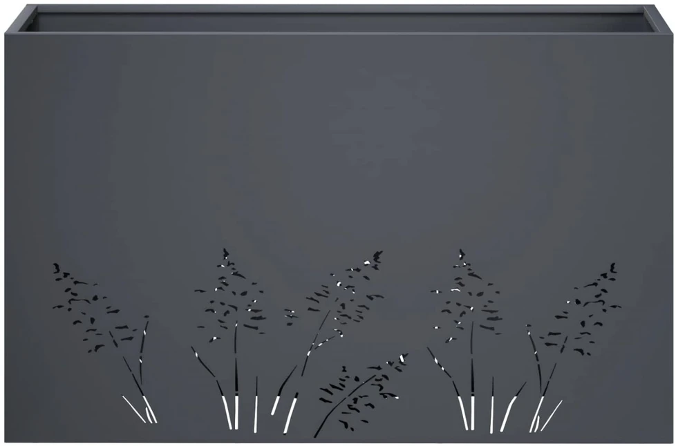 Sodo vazonas 2 vnt. Antracito 80 x 30 x 49 cm