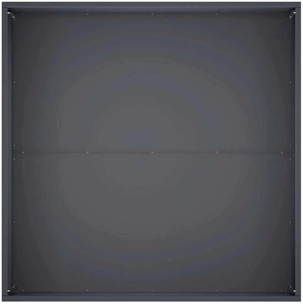 Sodo vazonas 2 vnt. Antracito 80 x 80 x 40 cm