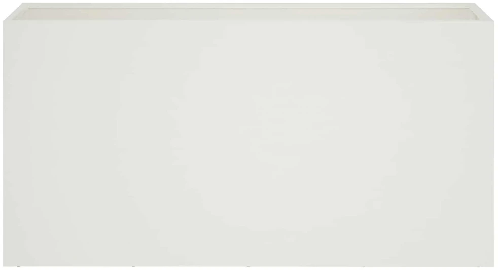 Sodo vazonas 2 vnt. Balta 100 x 30 x 40 cm