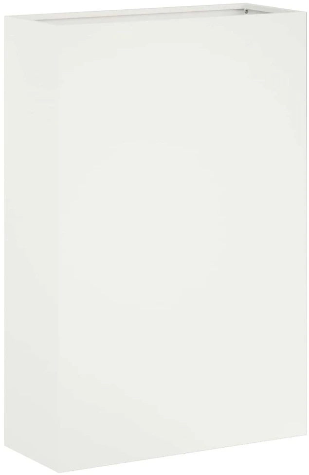 Sodo vazonas 2 vnt. Balta 40 x 20 x 75 cm