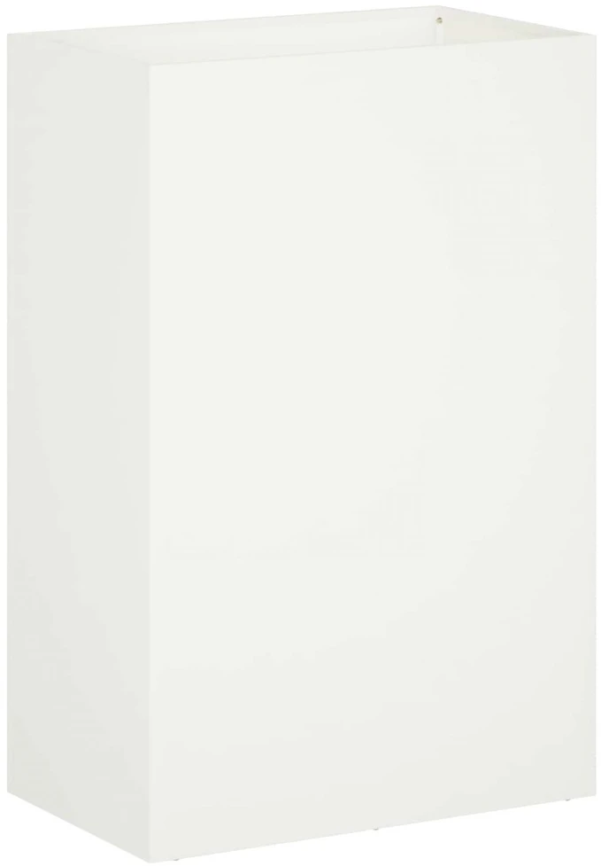 Sodo vazonas 2 vnt. Balta 40 x 30 x 75 cm