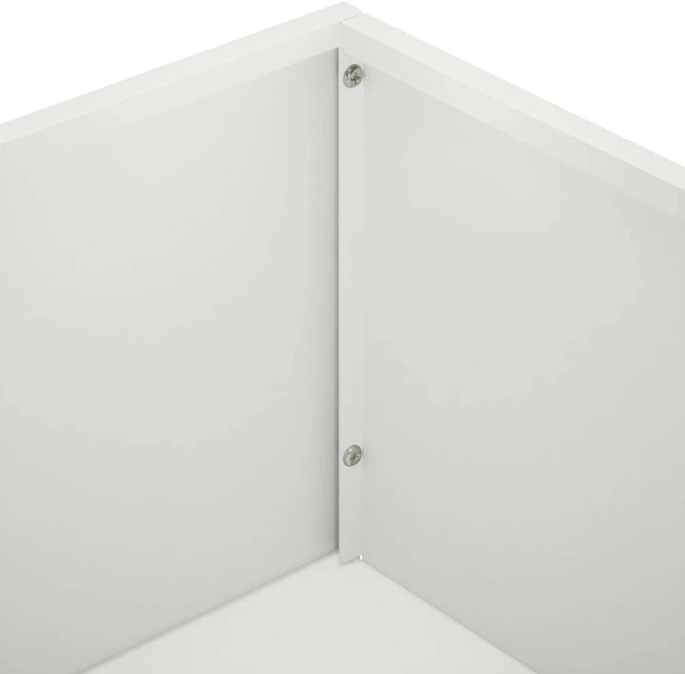 Sodo vazonas 2 vnt. Balta 50 x 50 x 49 cm