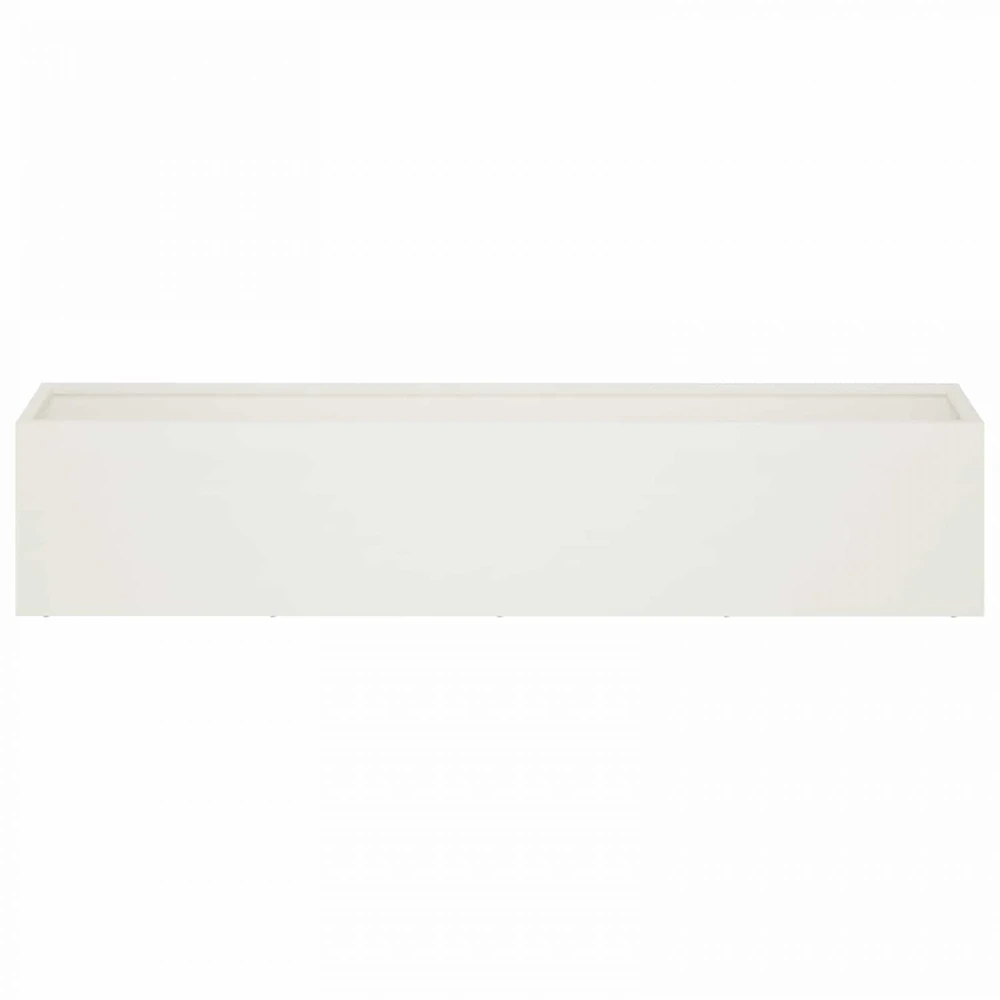 Sodo vazonas 2 vnt. Balta 80 x 20 x 20 cm
