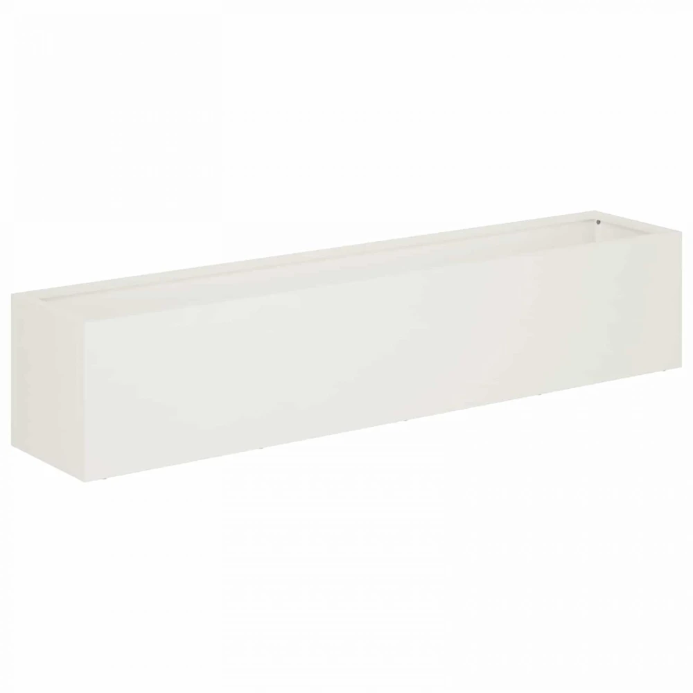 Sodo vazonas 2 vnt. Balta 80 x 20 x 20 cm