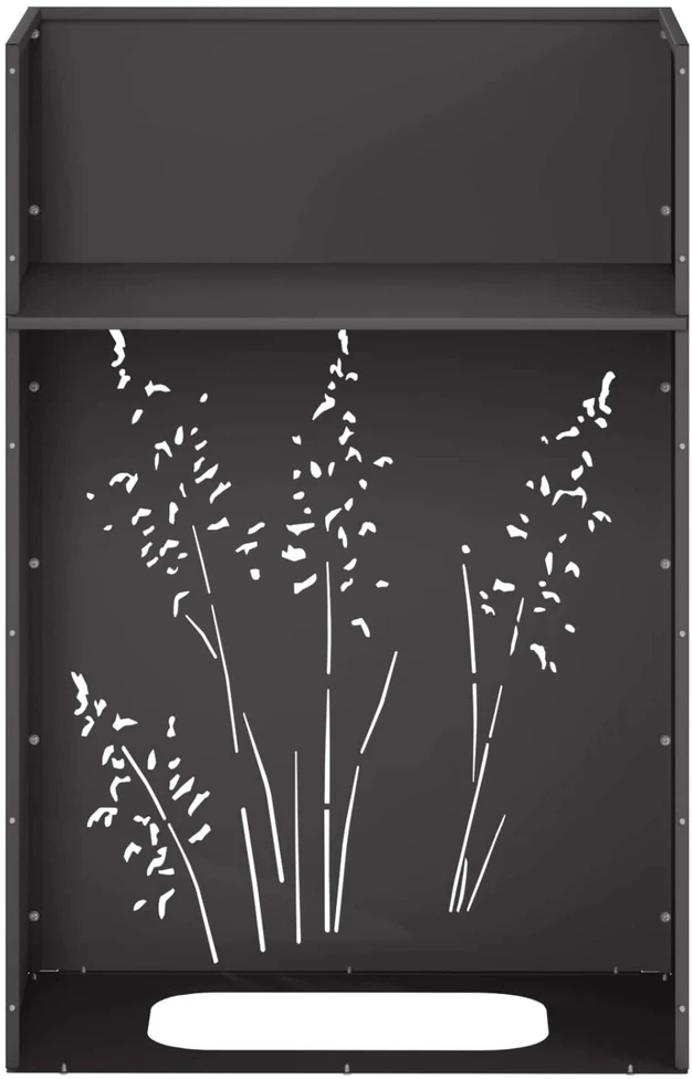 Sodo vazonas 2 vnt. Juoda 50 x 30 x 75 cm