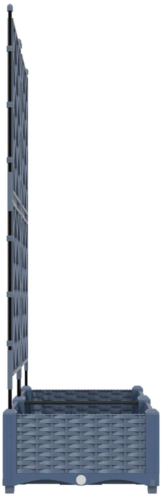 Sodo vazonas 2 vnt. Pilka 80 x 40 x 125,5 cm PP