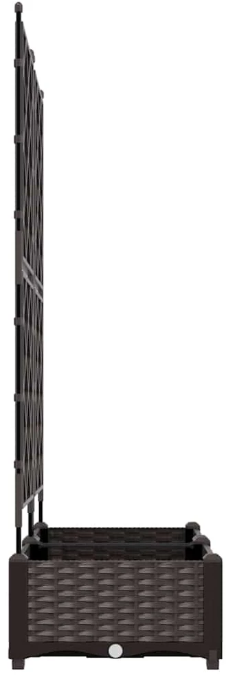 Sodo vazonas 2 vnt. Ruda 80 x 40 x 125,5 cm PP