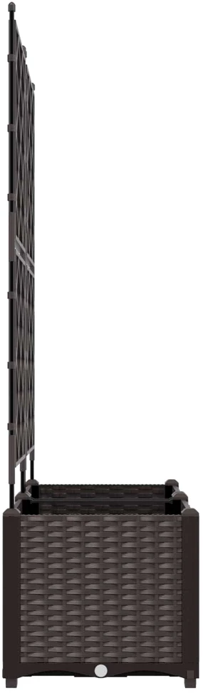 Sodo vazonas 2 vnt. Ruda 80 x 40 x 143 cm PP