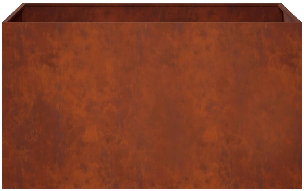 Sodo vazonas 2 vnt. Rūdijanti 100 x 50 x 50 cm