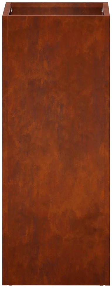 Sodo vazonas 2 vnt. Rūdijanti 20 x 20 x 40 cm