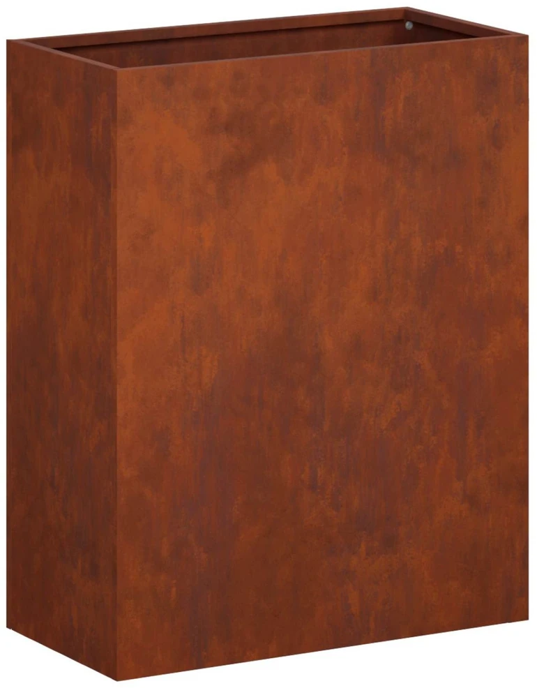 Sodo vazonas 2 vnt. Rūdijanti 40 x 20 x 50 cm
