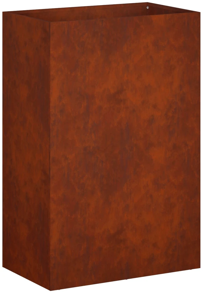 Sodo vazonas 2 vnt. Rūdijanti 40 x 30 x 75 cm