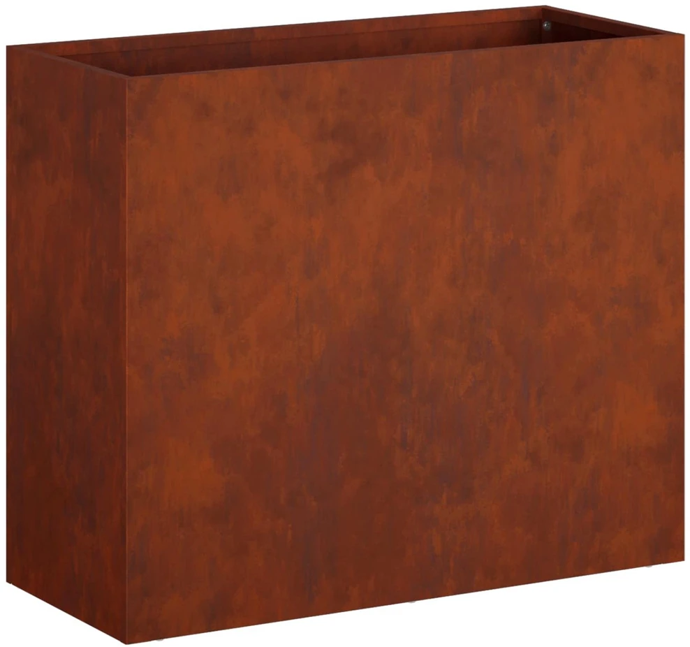 Sodo vazonas 2 vnt Rūdijanti 50 x 20 x 40 cm
