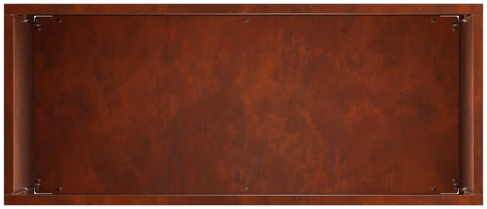 Sodo vazonas 2 vnt Rūdijanti 50 x 20 x 40 cm