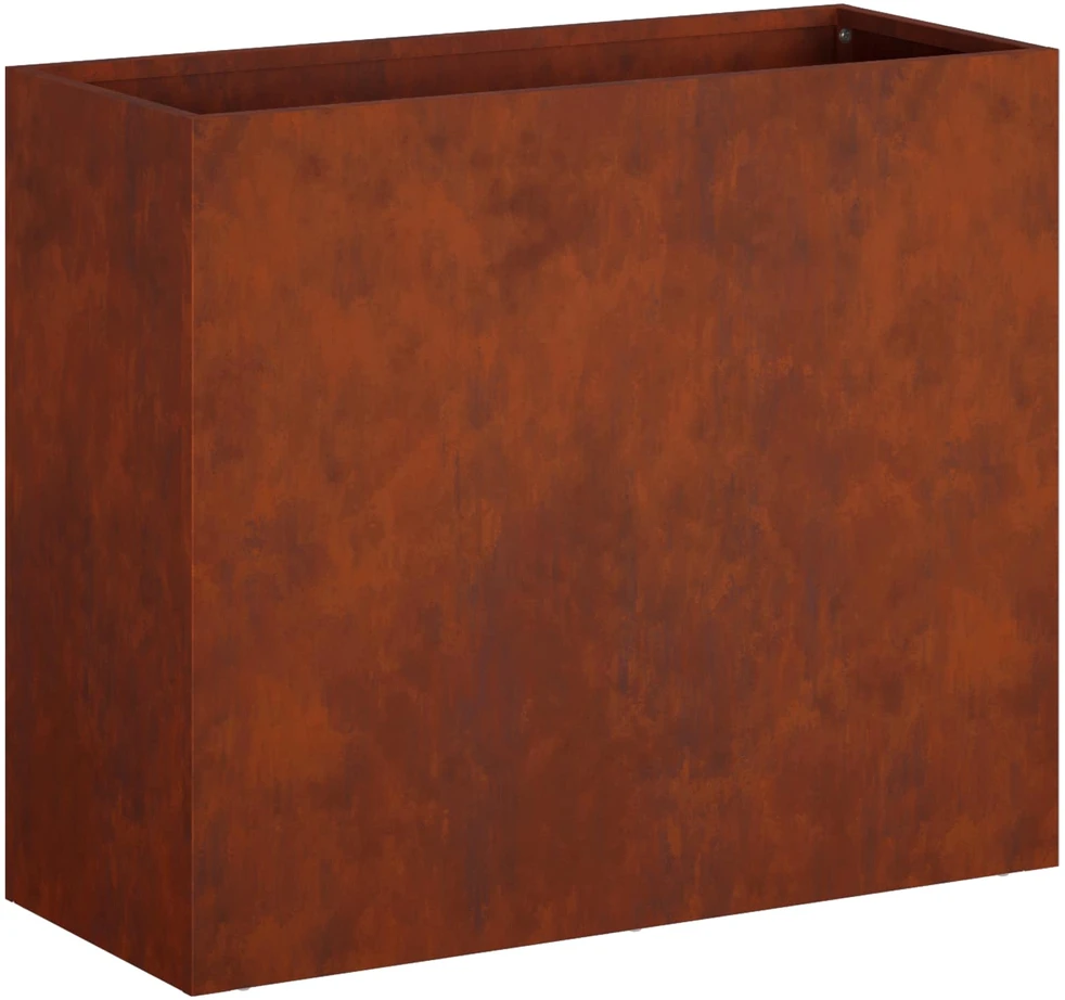 Sodo vazonas 2 vnt Rūdijanti 50 x 20 x 40 cm