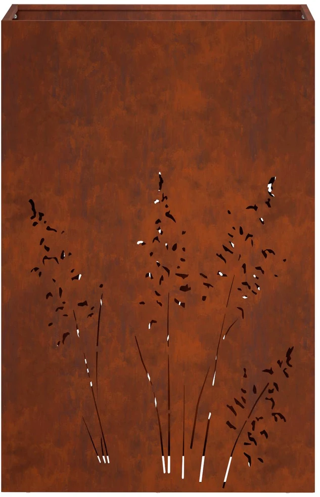 Sodo vazonas 2 vnt. Rūdijanti 50 x 30 x 75 cm