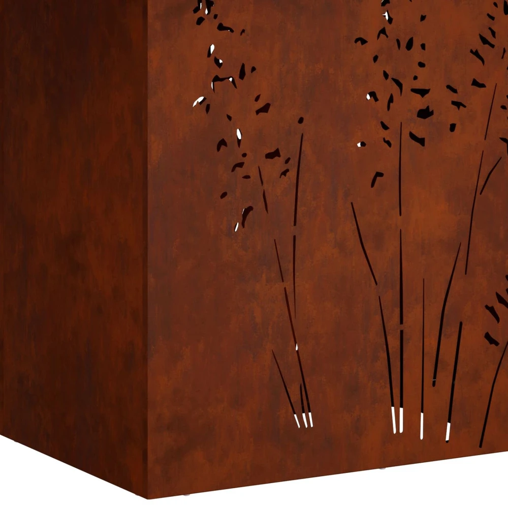 Sodo vazonas 2 vnt. Rūdijanti 50 x 30 x 75 cm