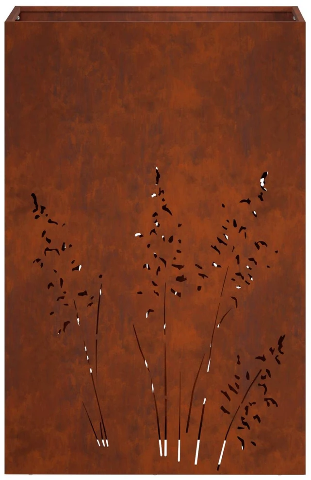 Sodo vazonas 2 vnt. Rūdijanti 50 x 30 x 75 cm