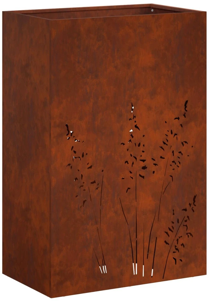 Sodo vazonas 2 vnt. Rūdijanti 50 x 30 x 75 cm
