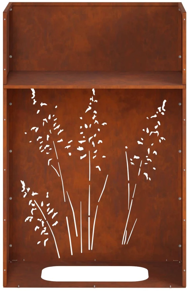 Sodo vazonas 2 vnt. Rūdijanti 50 x 30 x 75 cm